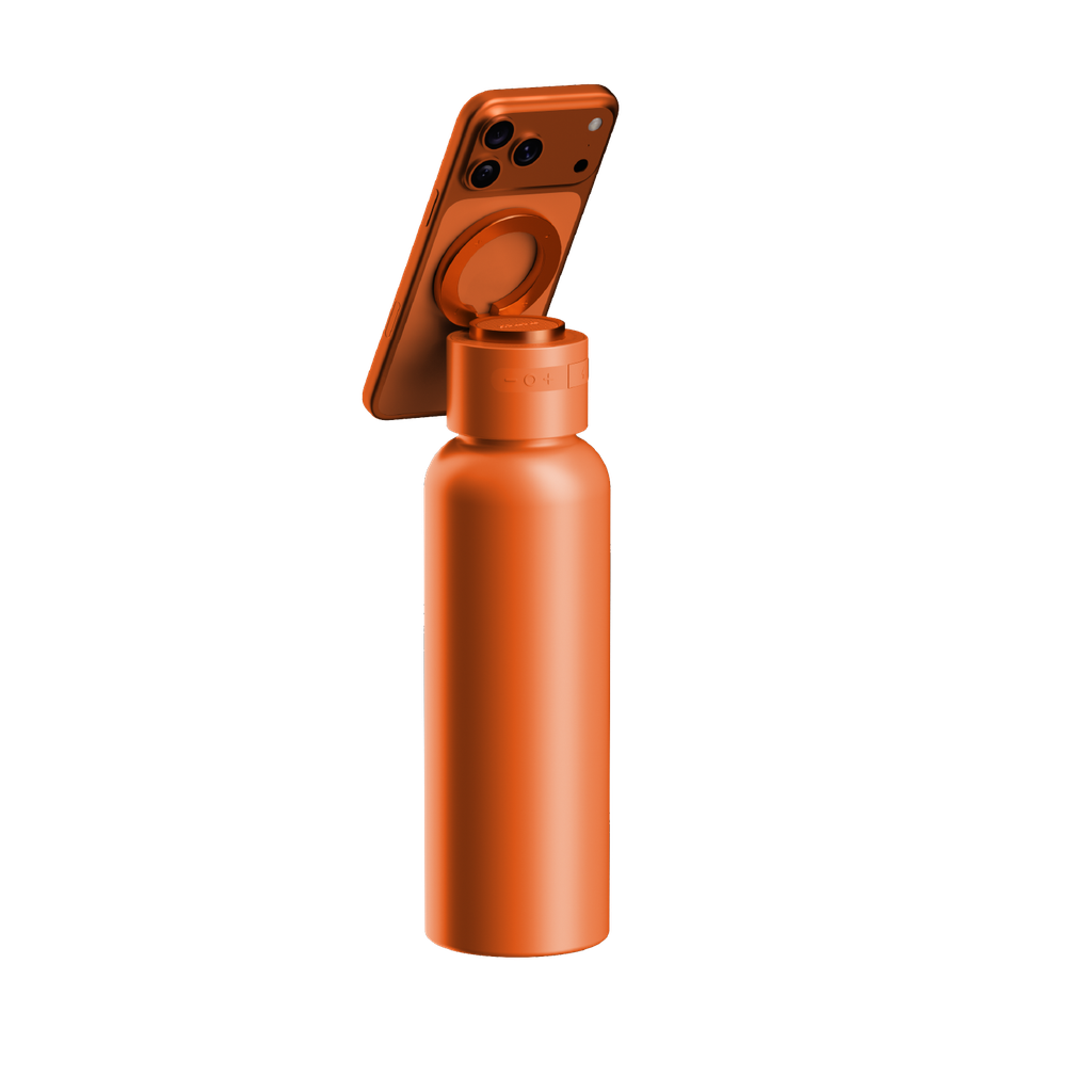 MOMAX 1-VIBE BOTTLE MAGNETIC WIRELESS SPEAKER FLASK