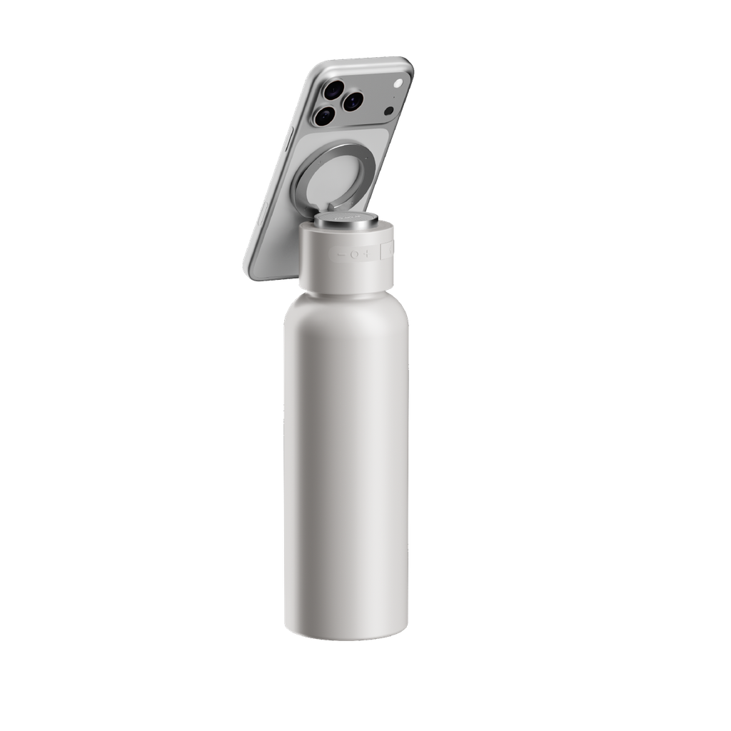 MOMAX 1-VIBE BOTTLE MAGNETIC WIRELESS SPEAKER FLASK