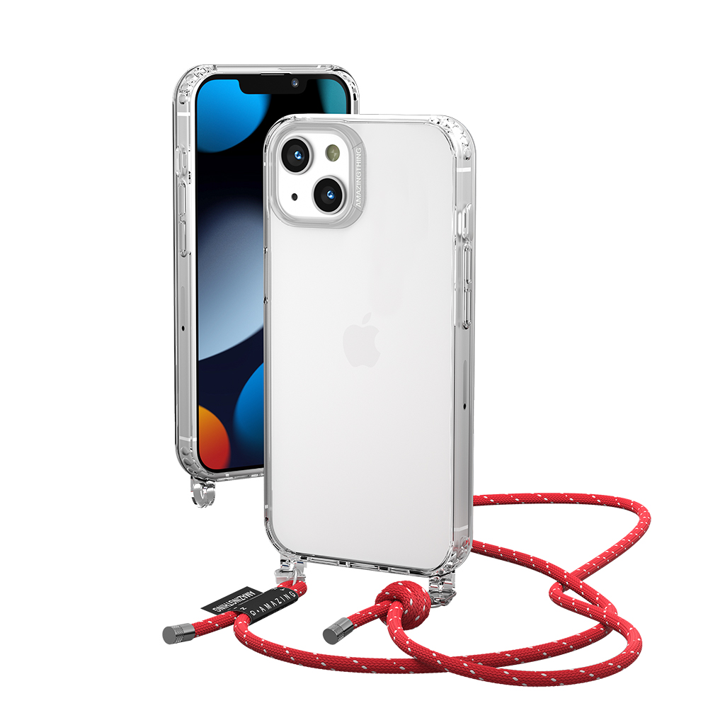 AT IPHONE 13 6.1 ADVANTA CROSSBODY CASE TRANSPRINT BACK WITH LANYARD