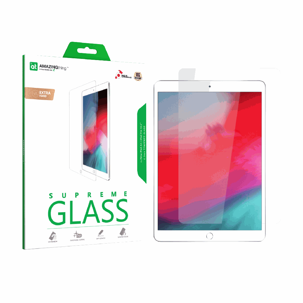 AT IPAD 10.2 2019 2.5D FULLY COVERED SUPREME GLASS