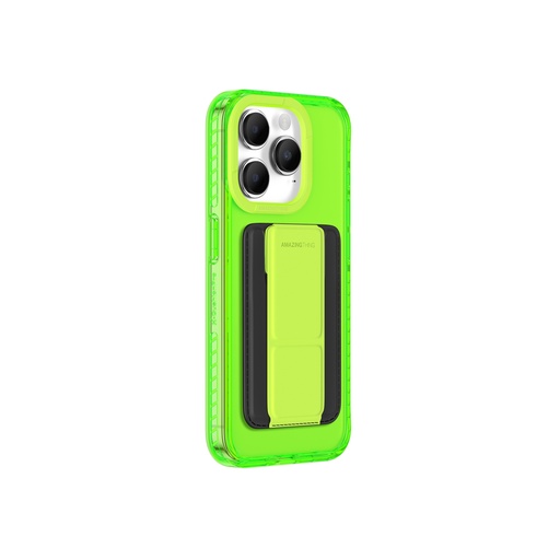 AT TITAN PRO NEON MAG WALLET DROP PROOF CASE FOR IPHONE 15 PRO 6.1