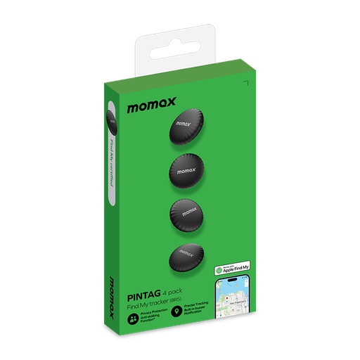 MOMAX PINTAG FIND MY TRACKER (4PCS BUNDLE PACK)