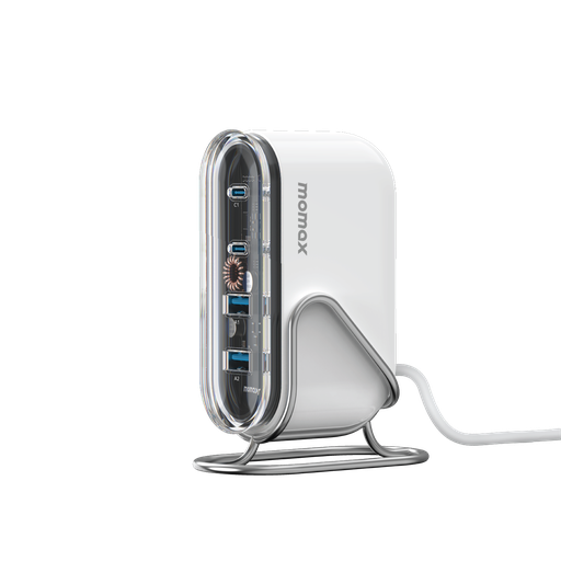 [UM53UKW] MOMAX 1-CHARGER FLOW PD 80W 4 PORTS GAN DESKTOP CHARGER