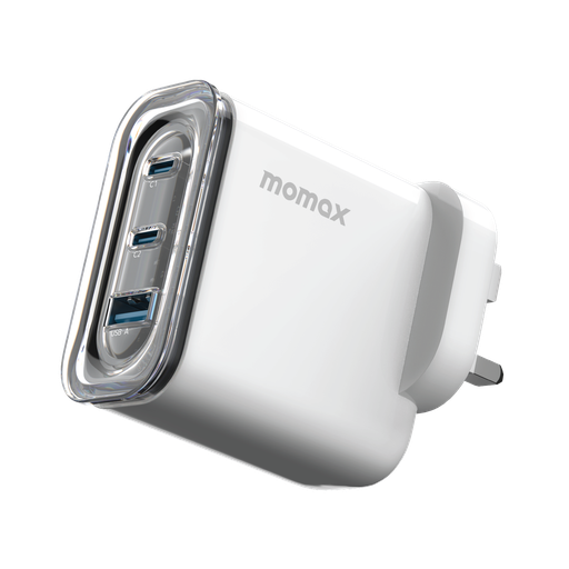 [UM52UKW] MOMAX 1-CHARGER FLOW PLUS PD 80W 3 PORTS GAN WALL CHARGER