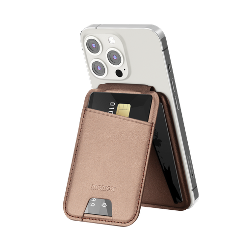 MOMAX 1-WALLET MAGNETIC CARD HOLDER WITH STAND