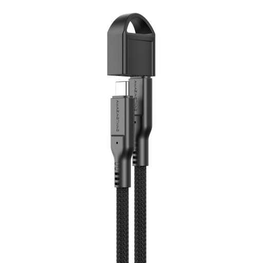 [THC0.2MBK] AT THUNDER PRO WITH HOLDER USB-C TO USB-C 5.0A 240W GEN2 0.2M CABLE