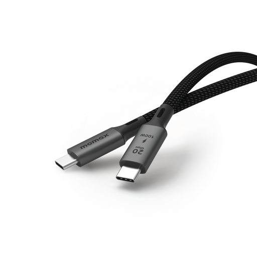 MOMAX ELITE 100W USB-C TO USB-C 3.2 GEN 2X2 20GBPS CABLE 1M