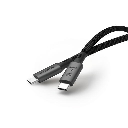 [DC39D] MOMAX ELITE 240W USB-C TO USB-C 4 40GBPS CABLE 1M