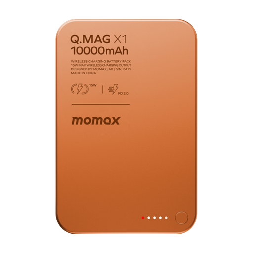 MOMAX Q.MAG X1 10000mAh GEN2 15W MAGSAFE WIRELESS POWER BANK