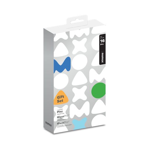 [MXAP24MTGS] MOMAX CASE+GLASS+BLACK LENS BUNDLE KIT FOR IPHONE 16 PRO 6.3