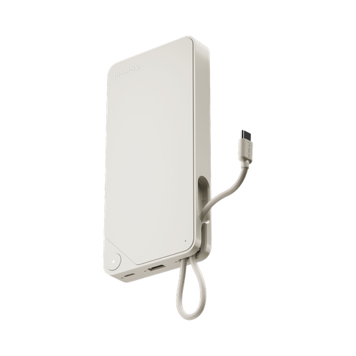 MOMAX 1-POWER X 20000mAh POWER BANK WITH BUILT-IN USB-C CABLE