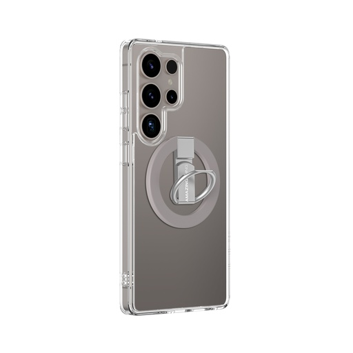 [S25UMRCL] AT MINIMAL MAG GRIP RING SET DROP PROOF CASE FOR SAMSUNG S25 ULTRA