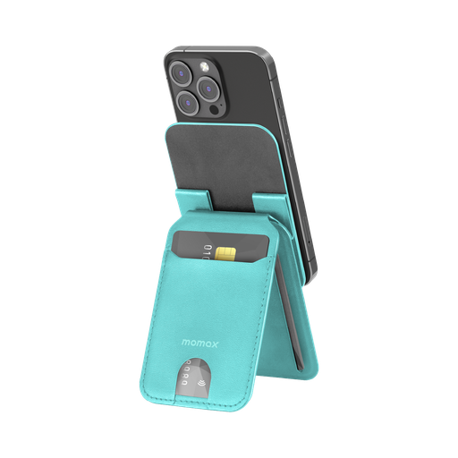 MOMAX 1-WALLET MAGNETIC ADJUSTABLE STAND CARD HOLDER
