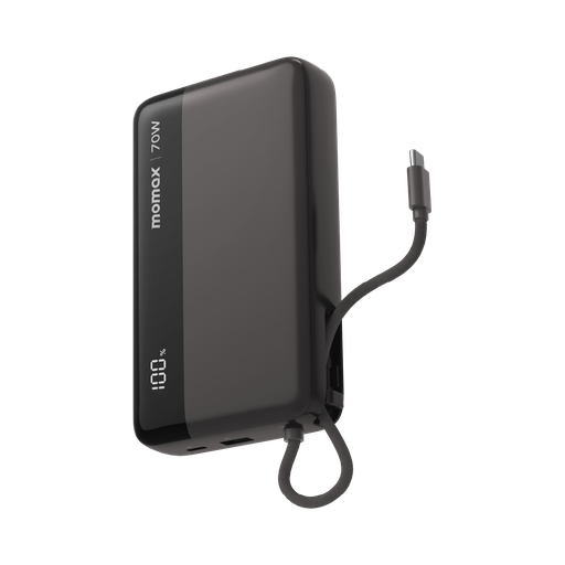 [IP151D] MOMAX 1-POWER ULTRA+ 20000mAh POWER BANK WITH BUILT-IN USB-C CABLE