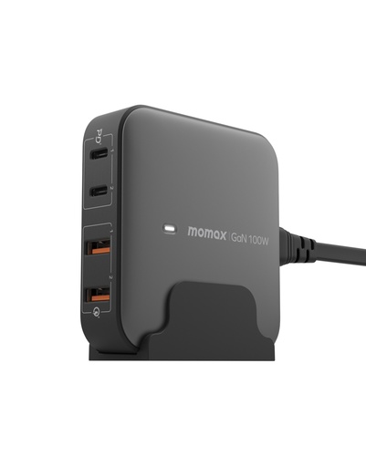 [UM33UKE] MOMAX ONEPLUG 100W 4 PORT GAN DESKTOP CHARGER