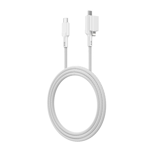 AT THUNDER PRO I 7X 2IN1 USB-C + LIGHTNING TO USB-C 3A 60W 1.2M CABLE
