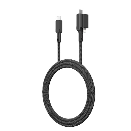 [TOP2MBK] AT THUNDER PRO I 7X 2IN1 USB-C + LIGHTNING TO USB-C 3A 60W 2M CABLE
