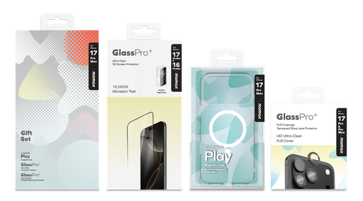 [MXAP25TGSXL] MOMAX CASE+GLASS+LENS BUNDLE KIT FOR IPHONE 17 PRO MAX 6.9
