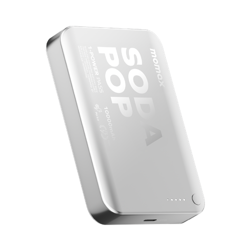 MOMAX 1-POWER PASS 10000mAh MAGNETIC WIRELESS POWER BANK