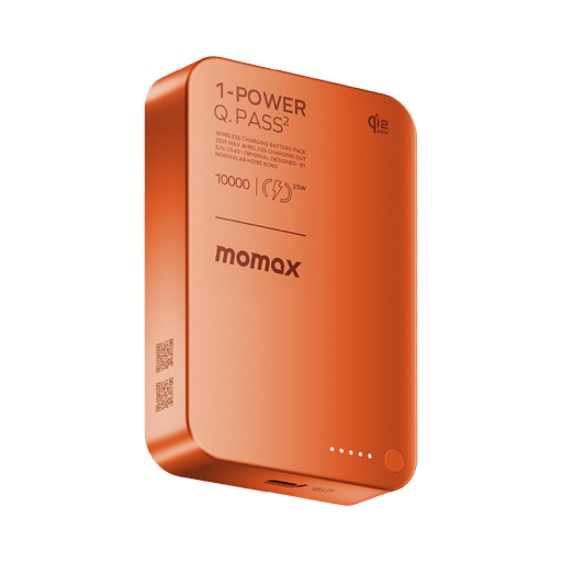 MOMAX 1-POWER Q.PASS2 10000mAh QI2 25W MAGNETIC WIRELESS POWER BANK