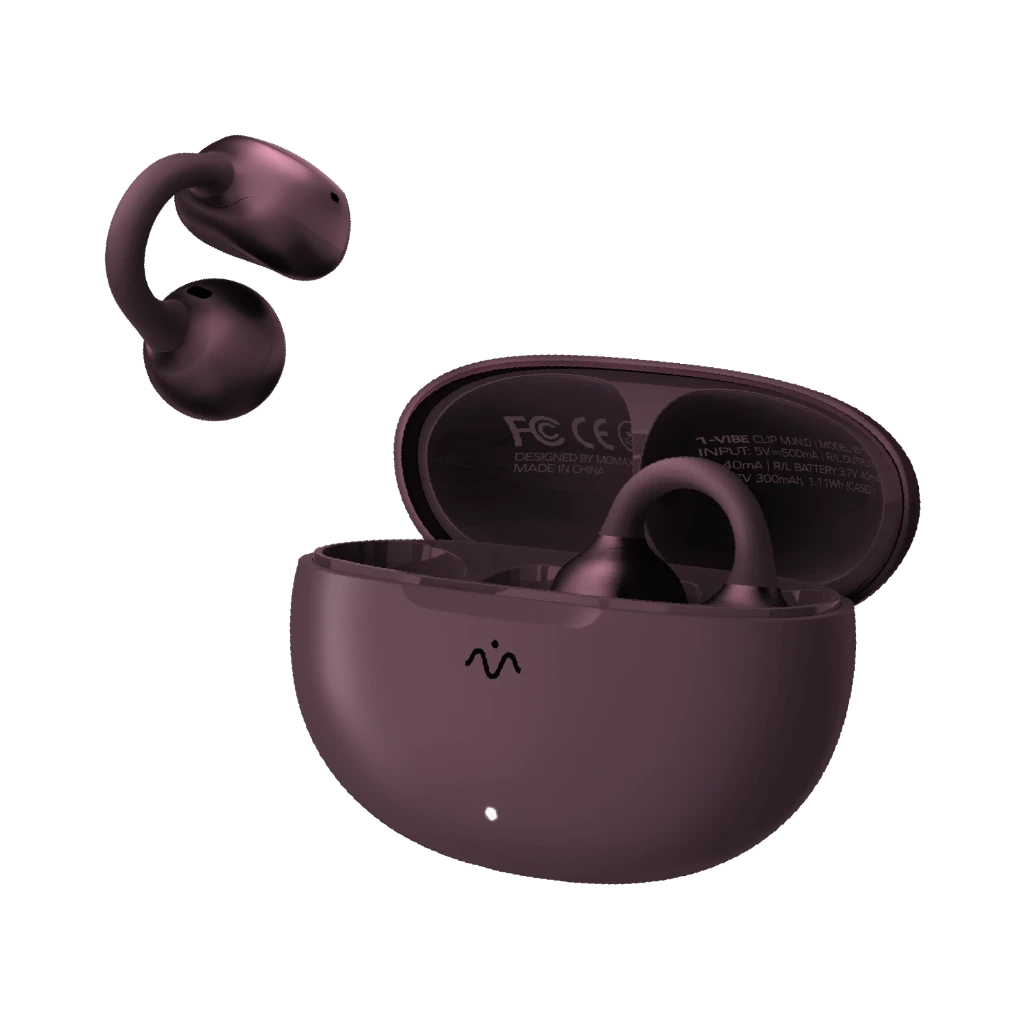 MOMAX 1-VIBE CLIP M.IN.D TRUE WIRELESS ENC INTELLIGENT CLIP ON EARBUDS