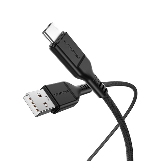 [CCA210MTHBK] AT THUNDER PRO USB-C TO USB-A 3.0A 2.1M CABLE