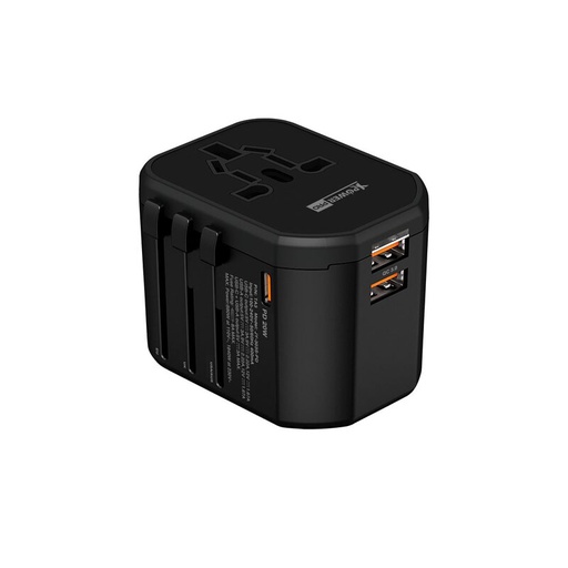 [JY-303S-PD-BK] XPOWER TA3 20W PD TRAVEL CHARGER