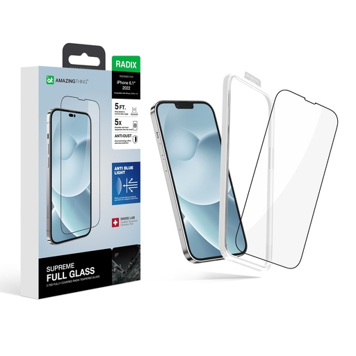 [IP226.1BJGLA] AT IPHONE 14 6.1 2.75D FULLY COVERED RADIX ANTI BLUE GLASS