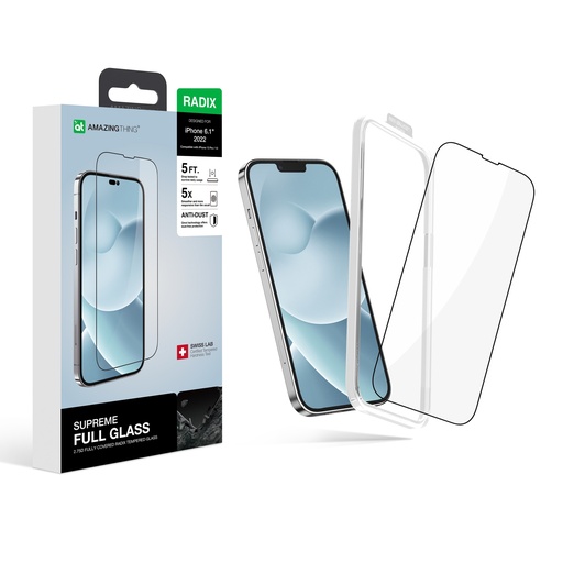 [IP226.1ASGLA] AT IPHONE 14 6.1 2.75D FULLY COVERED RADIX GLASS