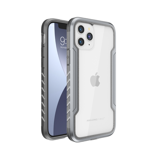 [IPHONE67MILSV] AT MIL DROP-PROOF CASE FOR IPHONE 12 PRO MAX 6.7