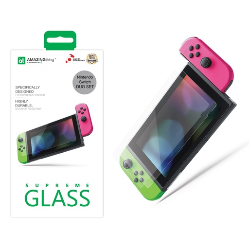 [SWITCHGLA] AT NINTENDO SWITCH 0.33MM SUPREME GLASS 2X GLASS